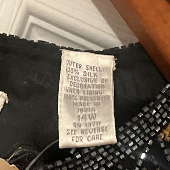 Lord and Taylor, size 14 W, silk blazer with sequins. Vintage sequins blazer NWT - Picture 11 of 13